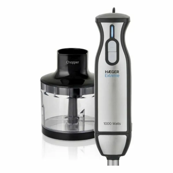 Hand-held Blender Haeger HB-10C.019A Black 1000 W