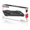 Электрическая Плитка Haeger HP-02B.013A Чёрный 2 Плиты Разноцветный 2250W