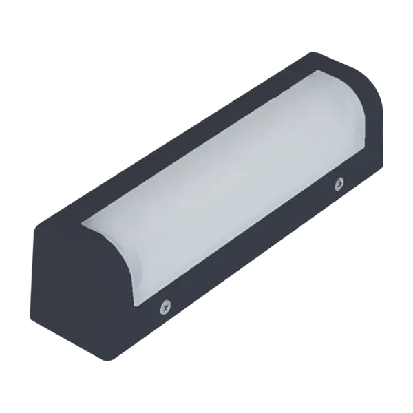 CORNER LED FIXTURE 6W 230V 4000K IP54 BLACK