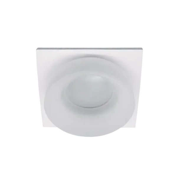 SA-045/1 SINGLE DOWNLIGHT SQUARE WHITE/WHITE