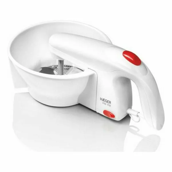 Soseuttaja Haeger VM-25W.001A Valkoinen Ruostumaton teräs Muovinen