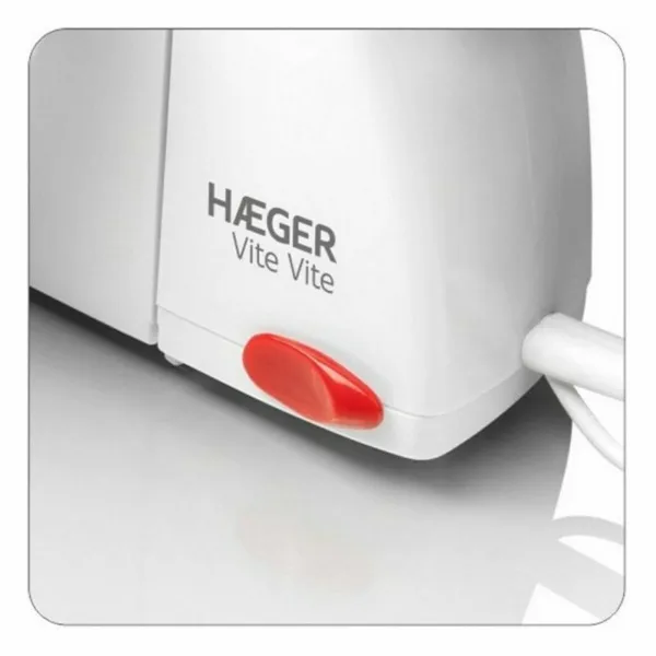 Soseuttaja Haeger VM-25W.001A Valkoinen Ruostumaton teräs Muovinen