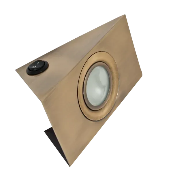 SIM-155K CABINET SPOTLIGHT ANTIQUE BRASS