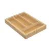 Stalo įrankių dėklas 5five Simply Smart Ruda Natūralus Medžio Bambukas 34 x 25 x 4,5 cm