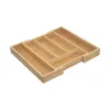 Stalo įrankių dėklas 5five Simply Smart Ruda Natūralus Medžio Bambukas 34 x 25 x 4,5 cm