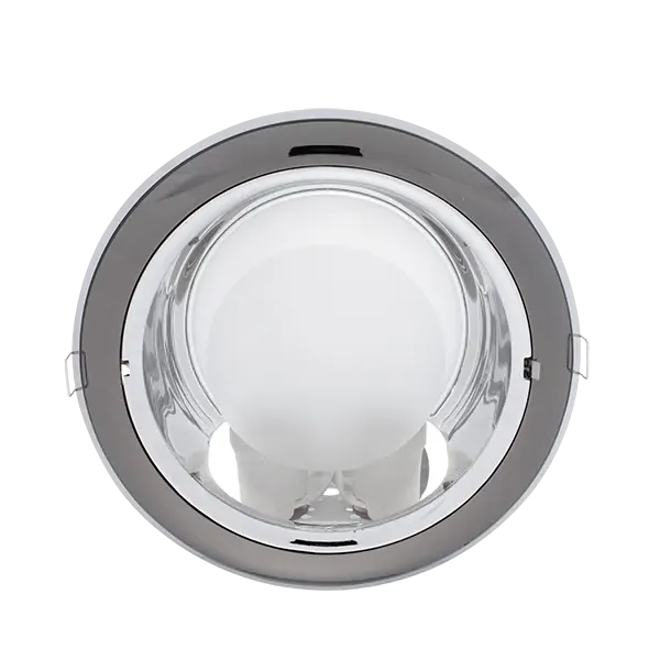 GL206E DOWNLIGHT GRAPHITE/CHROME 2XE27