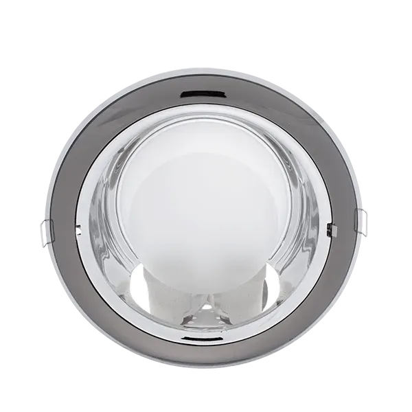 GL206E DOWNLIGHT GRAPHITE/CHROME 2XE27