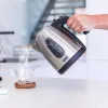 Tējkanna EDM 07656 Kettle Melns Nerūsējošais tērauds 2200 W 1,7 L