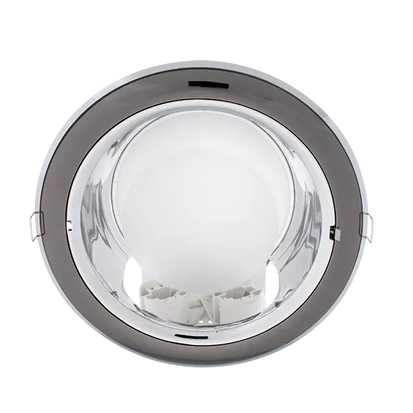 GL206 DOWNLIGHT GRAPHITE/CHROME 2XG24