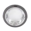 GL206 DOWNLIGHT GRAPHITE/CHROME 2XG24