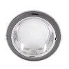 GL206 DOWNLIGHT GRAPHITE/CHROME 2XG24