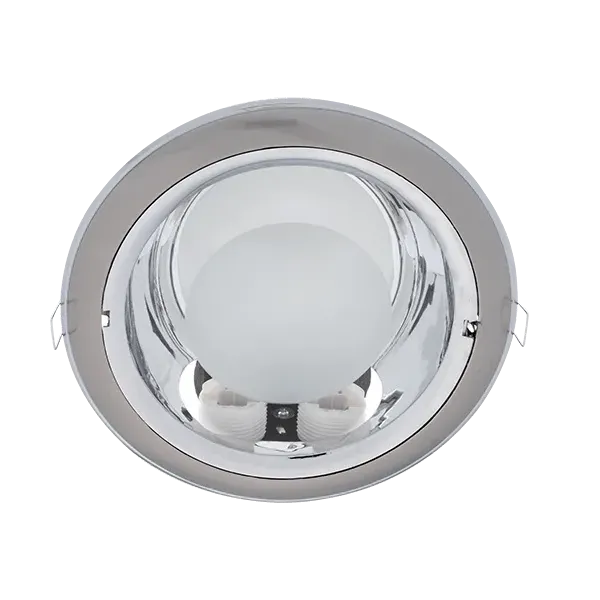 GL206 DOWNLIGHT SATIN NICKEL/CHROME 2XG24