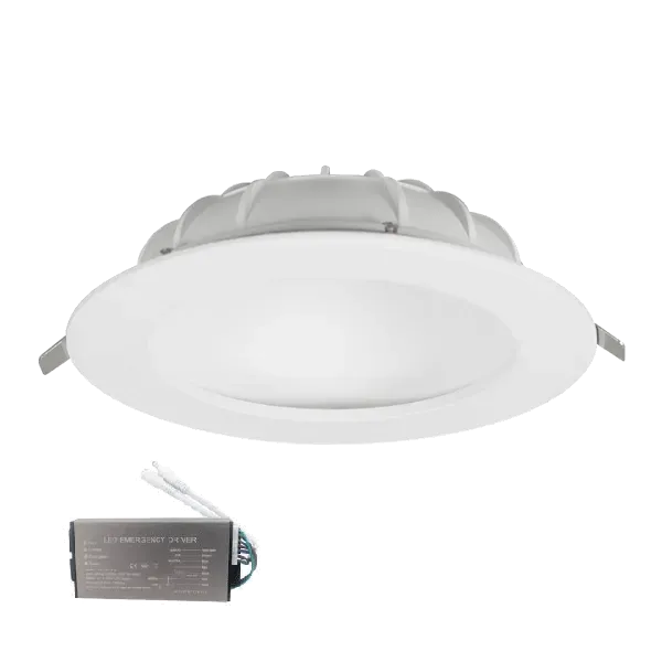 INDIRECT LED DOWNLIGHT 12W 230V 4000К D150mm+EMERGENCY KIT