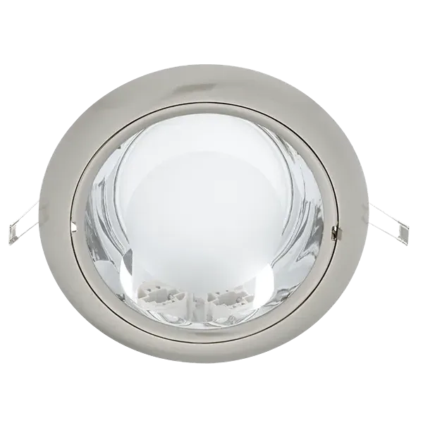 GL103E DOWNLIGHT FOR BATHROOM IP 44, SATIN NICKEL 2XE27