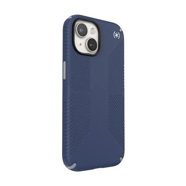 Speck Presidio2 Grip Magsafe - iPhone 17e / 16e / 15 / 14 / 13 Case (Coastal Blue / Dust Gray / White)
