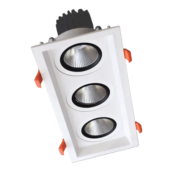 TRIPLE LED MOVABLE SPOT LIGHT 3X15W 230V 4000K WHITE