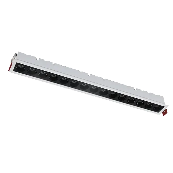 RECESSED LINEAR LIGHT EL-05 20W 3000K, WHITE &amp BLACK