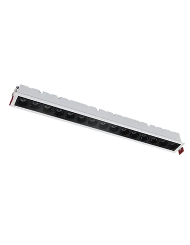 RECESSED LINEAR LIGHTEL-05 20W 4000K, WHITE &amp BLACK