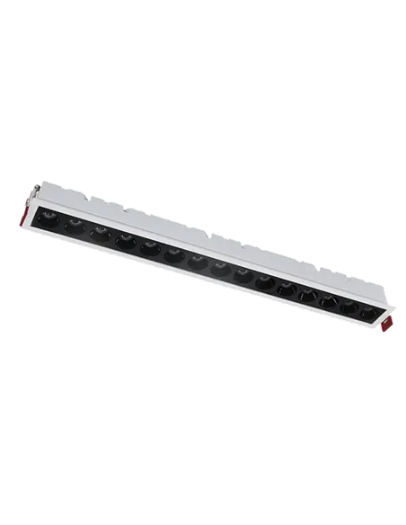 RECESSED LINEAR LIGHTEL-05 20W 4000K, WHITE &amp BLACK