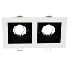 EL-110SQ2 SQ. RECESSED DOWNLIGHT GU10 WHITE &amp BLACK