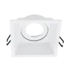 RECESSED SQUARE DOWN LIGHT EL-259SQ GU10 WHITE