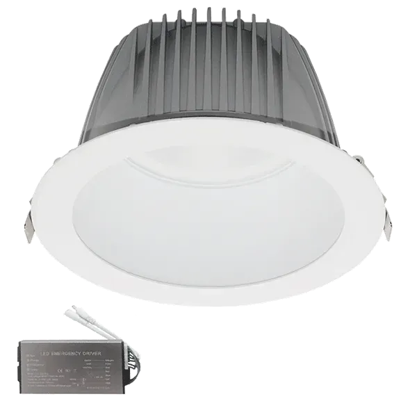 EL-6228 RECESSED LED DOWNLIGHT 30W 3000K+EMERGENCY KIT