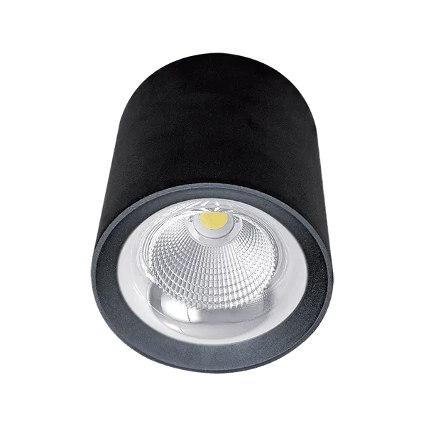 FLCOM LED DOWNLIGHT SURFACE MOUNT 10W 230V 4000K 60° BLACK