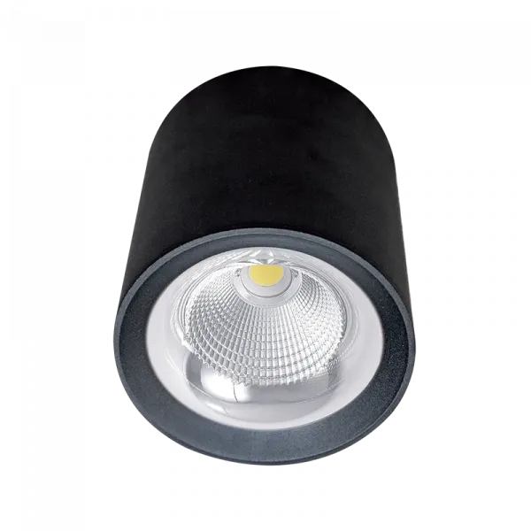 FLCOM LED DOWNLIGHT SURFACE MOUNT 20W 230V 4000K 60° BLACK