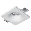 GYPSUM DOWNLIGHT SQUARE GU10 100x100