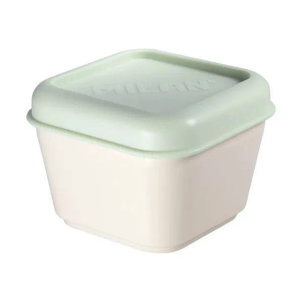 Suorakulmainen eväsrasia kannella Milan Vihreä 330 ml 12 x 10 x 7 cm Muovinen (1 osaa)