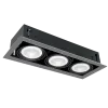 LED ACCENT FIXTURE QUAD310 10W 3XE27 4000K DARK GREY