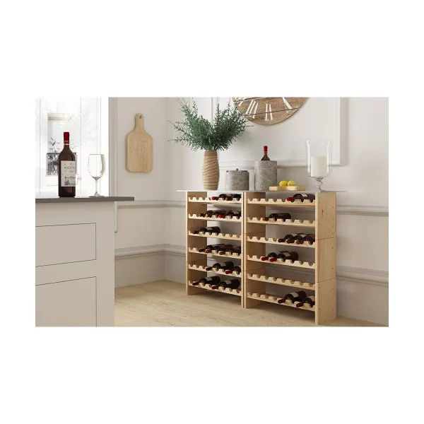 Подставка под бутылки Astigarraga Merlot Коричневый Сосна (68,8 x 25 x 30 cm)