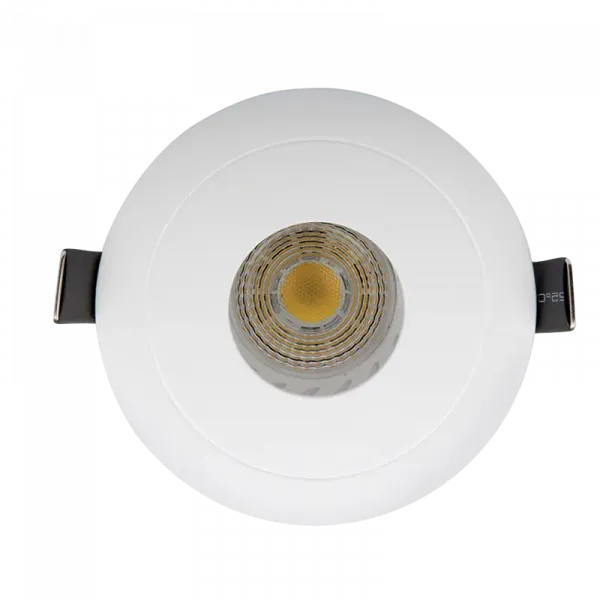 LED PLASTIC ROUND IN MIDDLE SPOTLIGHT PAR 16 COB 7W 4000-4300K WHITE