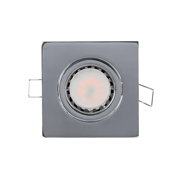 LED METAL SQUARE SPOTLIGHT PAR 16 5.5W 2700-3000K CHROME