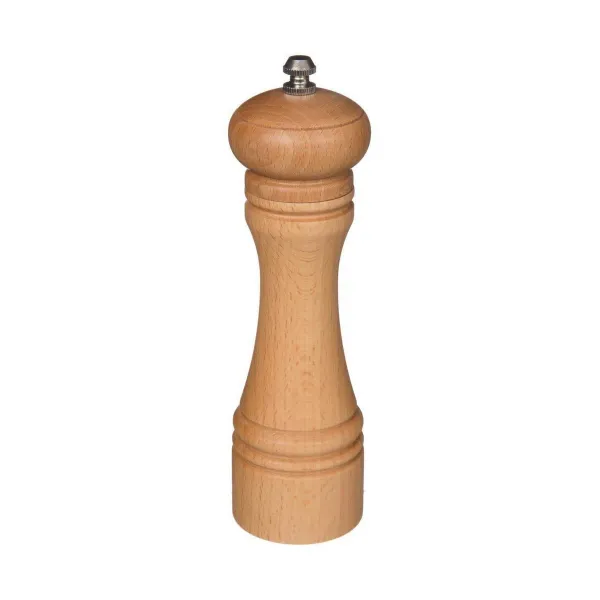 2-in-1 Suola- ja Pippurimylly Secret de Gourmet Ruskea Puu 22 x 6 cm
