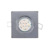 LED METAL SQUARE SPOTLIGHT HIGH POWER 6W 2700-3000K CHROME