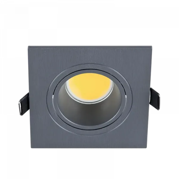 LED PLASTIC SQUARE SPOTLIGHT COB 7W 2700-3000K GRAPHITE