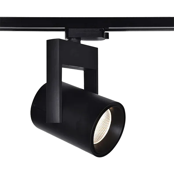 FTL25 COB TRACK LIGHT 25W 6000K 38° BLACK