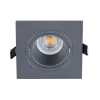 LED PLASTIC SQUARE SPOTLIGHT PAR 16 COB 7W 4000-4300K GRAPHITE