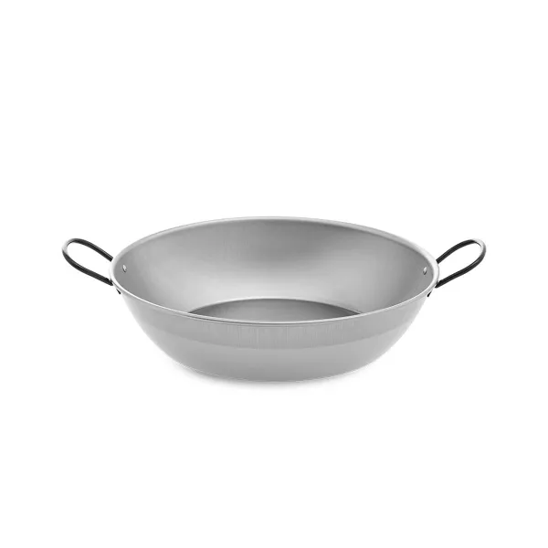 Syvä pannu kahvoilla Vaello Kiillotettua terästä (Ø 30 cm)