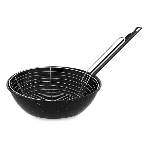 Paistinpannu ja kori Vaello Musta Emaloitu teräs (Ø 26 cm)