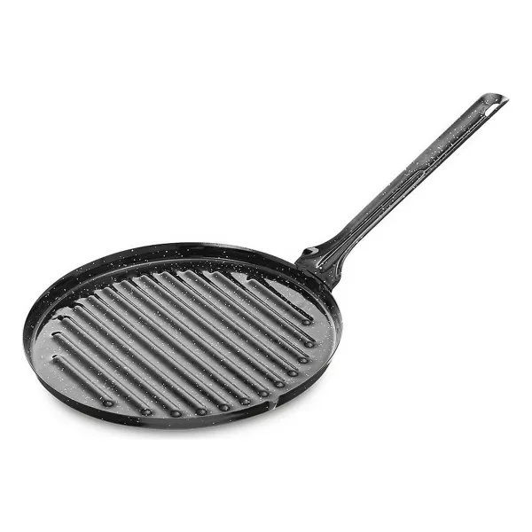Grill Vaello Ümmargune Must emaileeritud teras (Ø 24 cm)