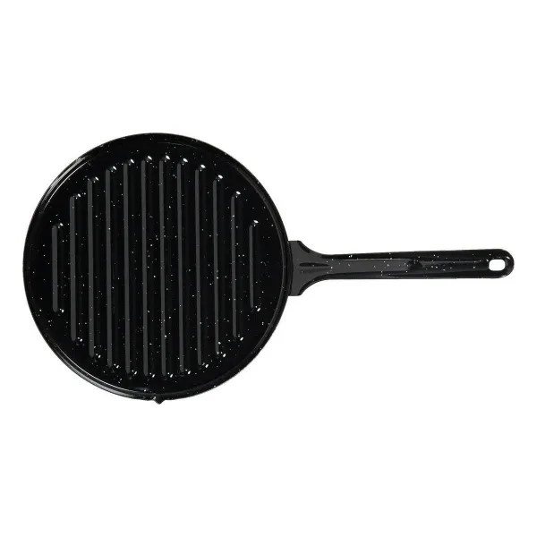 Grill Vaello Ümmargune Must emaileeritud teras (Ø 24 cm)