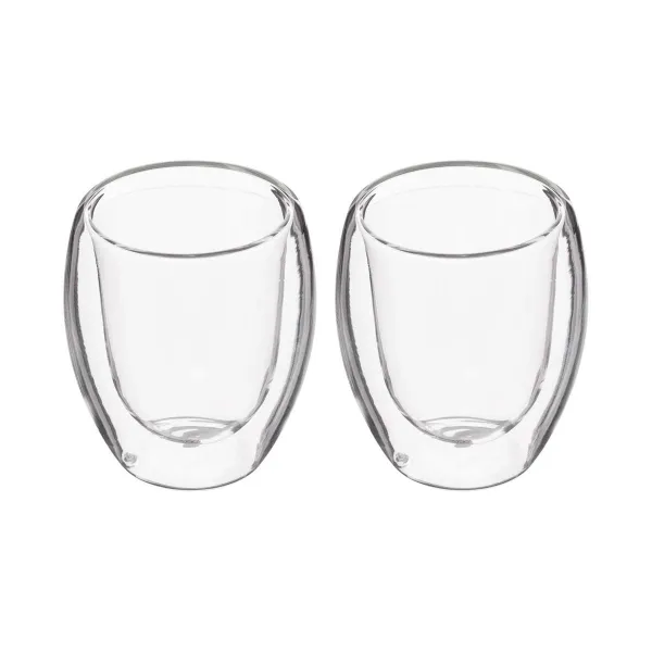 Osainen kahvikuppisetti Secret de Gourmet Läpinäkyvä Kristalli 70 ml