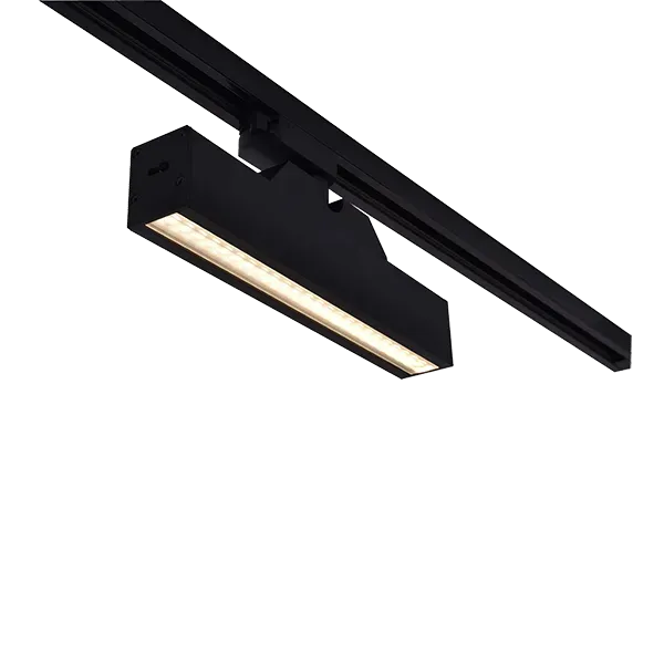 TRACK LIGHT T30 2-LINES 12W 30&ampdeg CCT BLACK