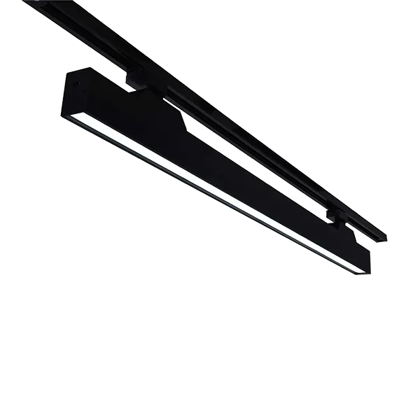 TRACK LIGHT T30 2-LINES 24W 30&ampdeg CCT BLACK