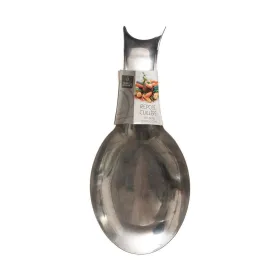 Подставка для ложки Secret de Gourmet Деревянный Нержавеющая сталь 25,2 x 11,3 x 4,2 cm