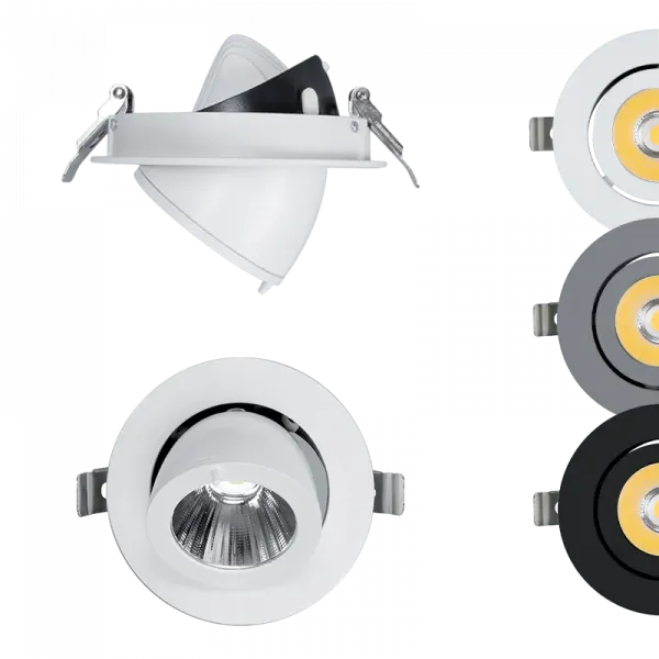 SKY TL180 COB TRACK LIGHT 20W 220-240V 6400K 24° GREY