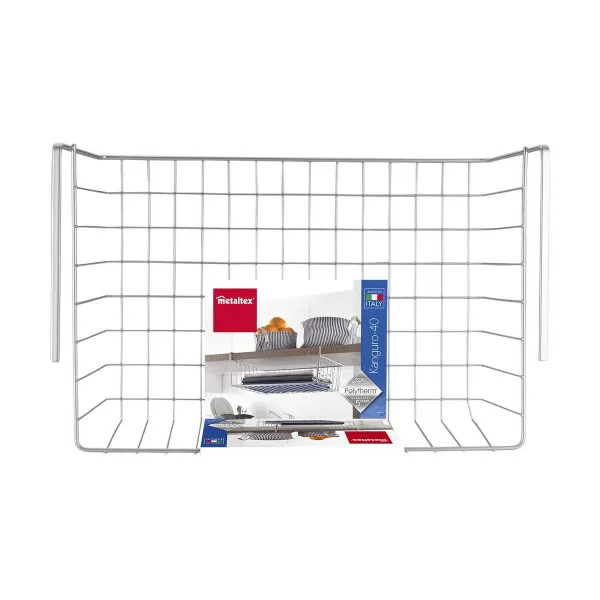 Органайзер для кухонных ящиков Metaltex Kanguro 40 x 26 x 14 cm Белый Серый