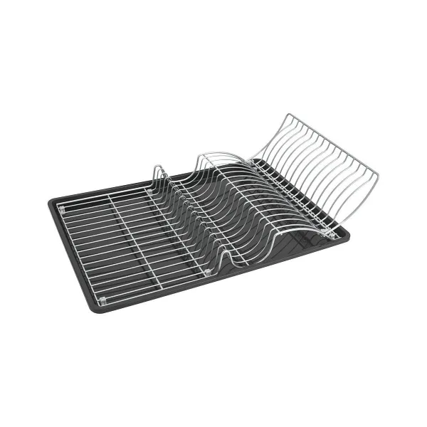 Kuivausteline tiskialtaaseen Metaltex Wing-tex Metalli (50 x 31 x 11 cm)